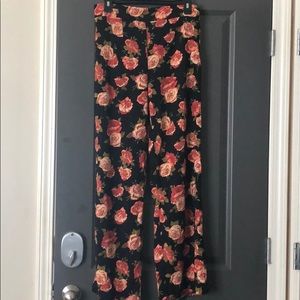 High waisted flare pants